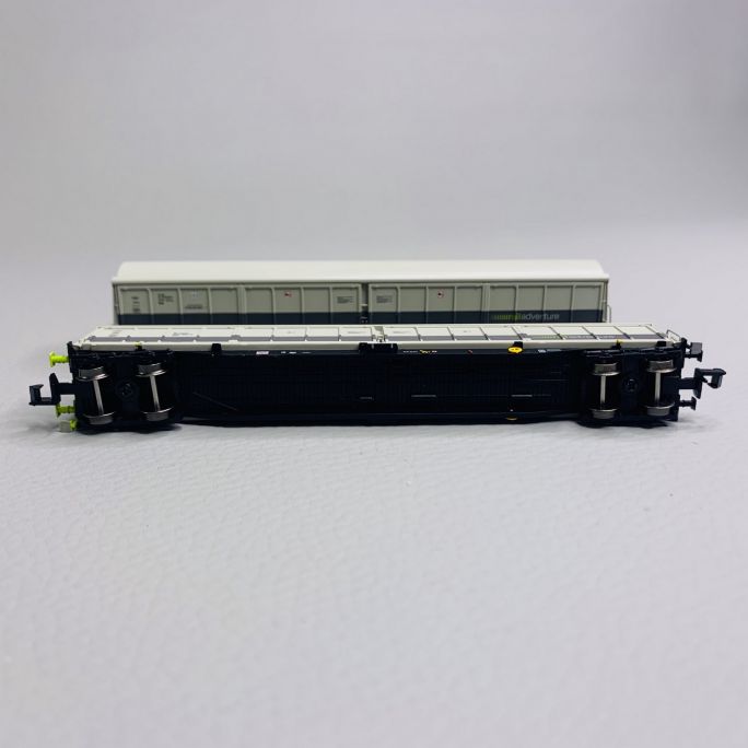 2 wagons à parois coulissantes HABFIS - RAILADVENTURE - HOBBYTRAIN H23444 - N 1/160