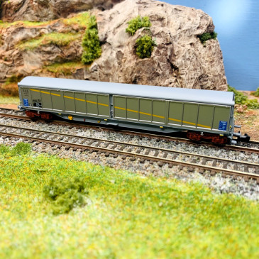  Wagons à parois coulissantes HABIS, Ep. IV-V - SNCF/EVS - HOBBYTRAIN H23443 - N 1/160