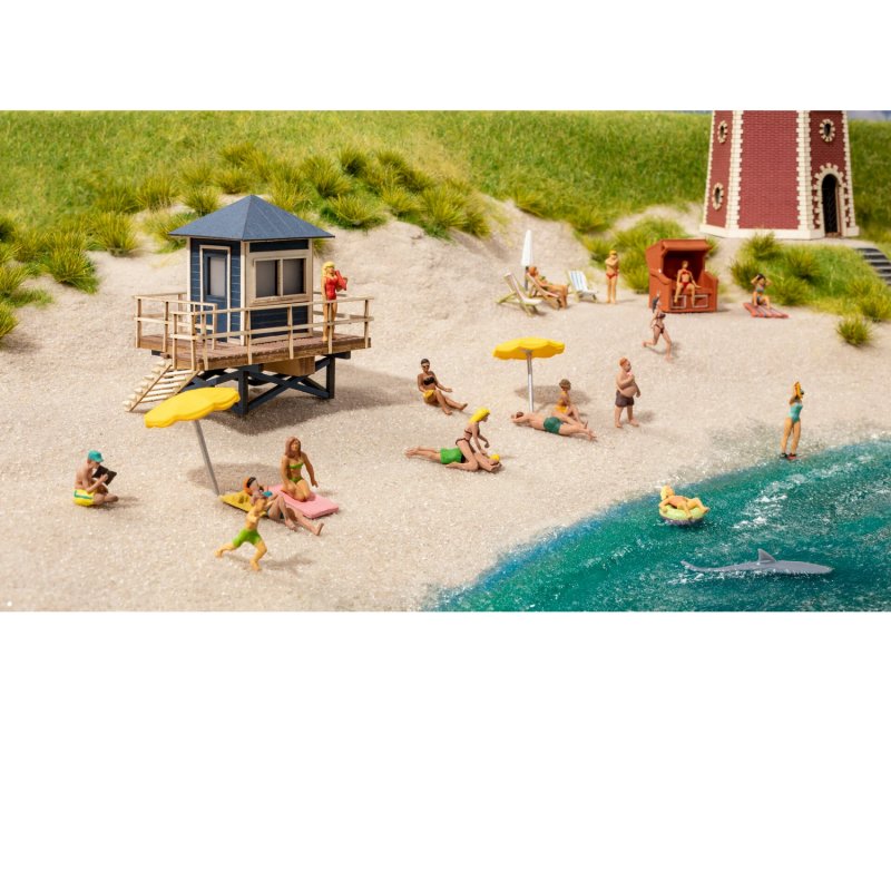 Noch - 15844 - Modélisme Ferroviaire - Nudistes - 6 Figurines