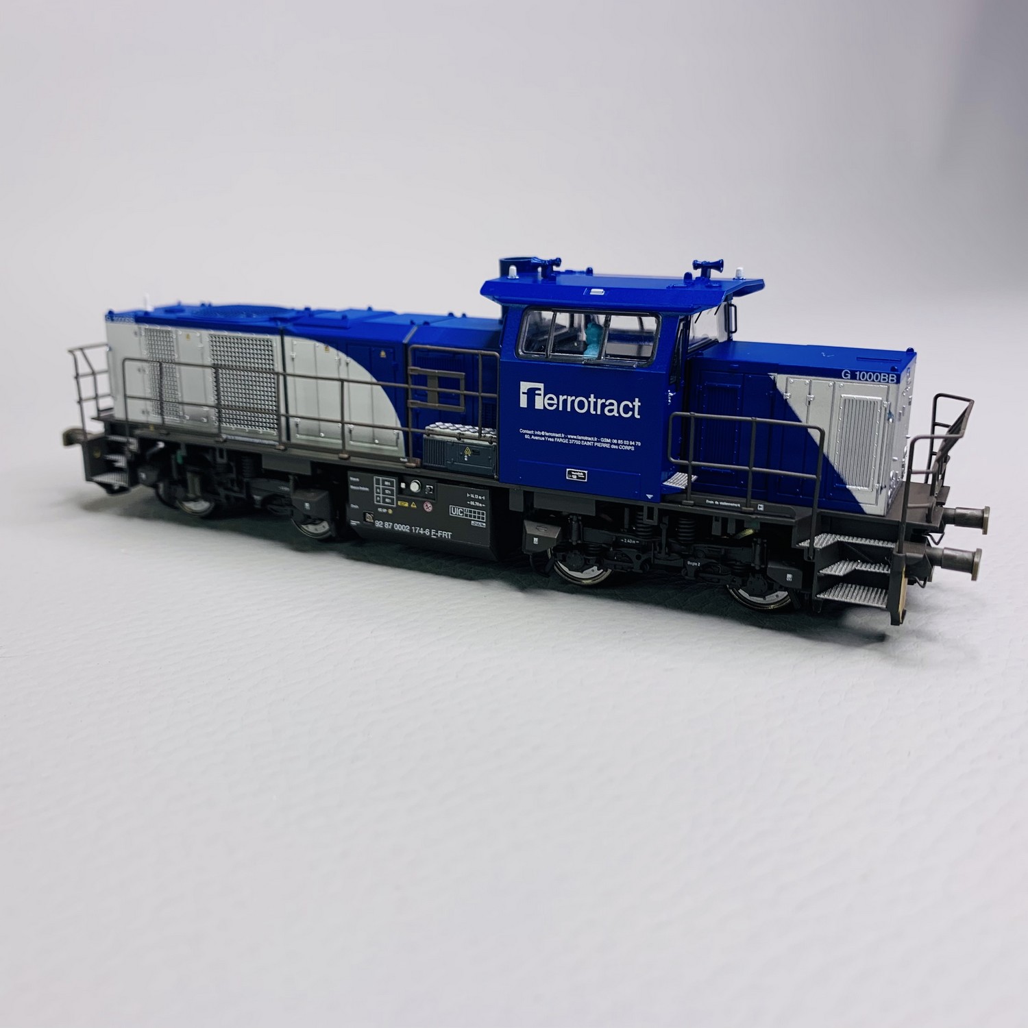 Locomotive diesel Vossloh G1000 ECR, Ep VI-HO 1/87-Mehano 90252