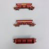 Coffret de 3 wagons trémie EX "SIMOTRA", Ep. V - SNCF - REE NW269 - N-1/160