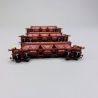 Coffret de 3 wagons trémie EX "SIMOTRA", Ep. V - SNCF - REE NW269 - N-1/160