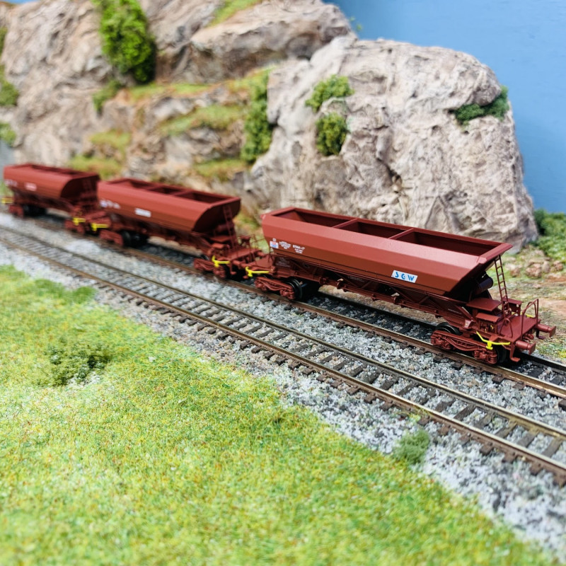 Coffret 3 Wagons Trémie SCRC + ARBEL WB-210 REE Modèles – Neuf