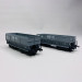 2 wagons trémies FAL, DM + DMH, "Sidelor", Sncf, Ep III - Lsmodels 31101 - HO 1/87