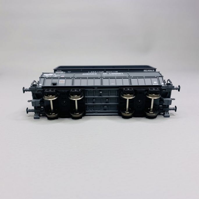 2 wagons trémies FAL, DM SVy + DM SVywf, "Acierie de Longwy / Lorraine Escaut", Sncf, Ep III - Lsmodels 31103 - HO 1/87