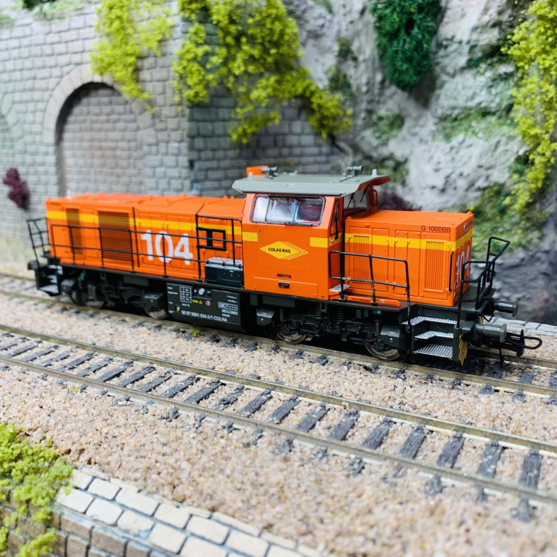 Locomotive diesel G1000 Colas Rail 104, Ep V, 3R digital son- MEHANO 90542 - HO 1/87