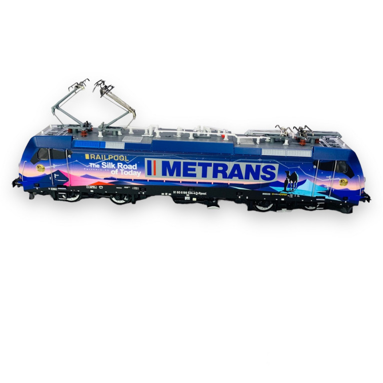 Locomotive électrique 186 531-4, Metrans, Ep VI, Digital Son - ROCO 71982 - HO 1/87