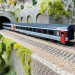 Set 2 Voitures EuroCity EC 7, SBB, Ep VI - ROCO 74023 - HO 1/87