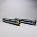 Set 2 Voitures EuroCity EC 7, SBB, Ep VI - ROCO 74023 - HO 1/87