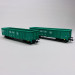 2 wagons tombereaux Eaos, PROTOR, Ep VI - ROCO 77032 - HO 1/87