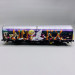 Wagon à parois coulissantes Hbbillns avec graffitis, CFF , Ep VI - ALBERT MODELL 245035 - HO 1/87