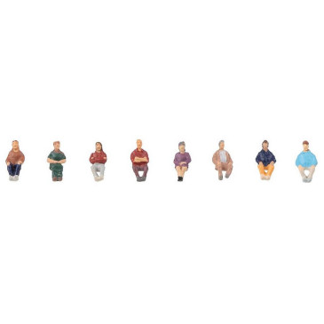 Personnages assis - FALLER 1556614 - N 1/160