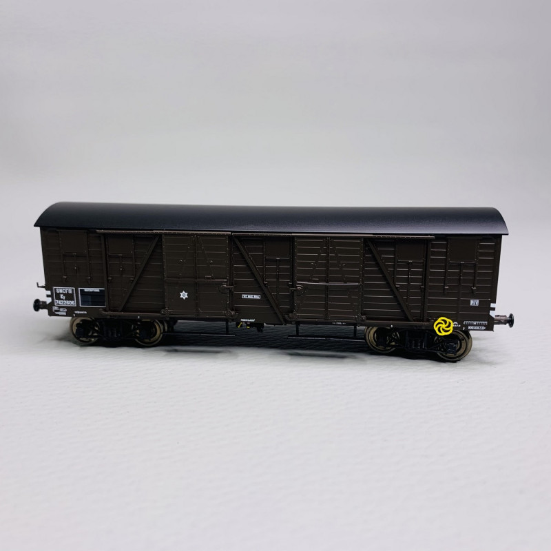 Wagon TP couvert, SNCF, Ep III A - REE WB776- HO 1/87