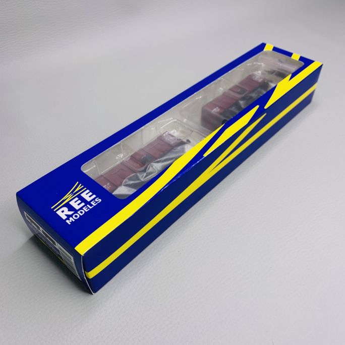 Set 2 wagons tombereau OCEM 19 TTwf/TTw, PLM, Ep II - REE WB827 - HO 1/87