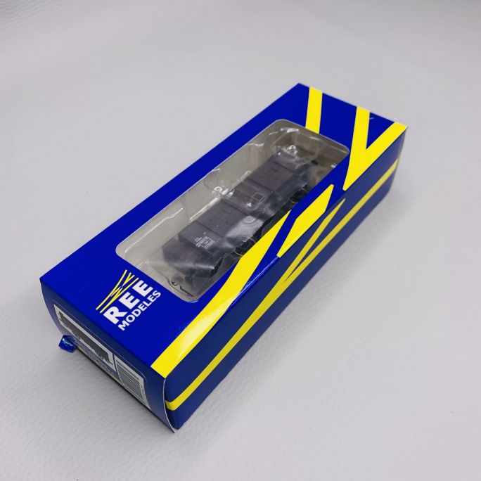 Tombereau OCEM 19 bois avec guérite, SNCF, Ep III - REE WB830 - HO 1/87