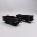 Set 2 wagons tombereau OCEM 19 T7/Twf, SNCF, Ep III - REE WB832 - HO 1/87