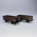 Set 2 wagons tombereau OCEM 19 Twf/Tw, SNCF, Ep II - REE WB836 - HO 1/87