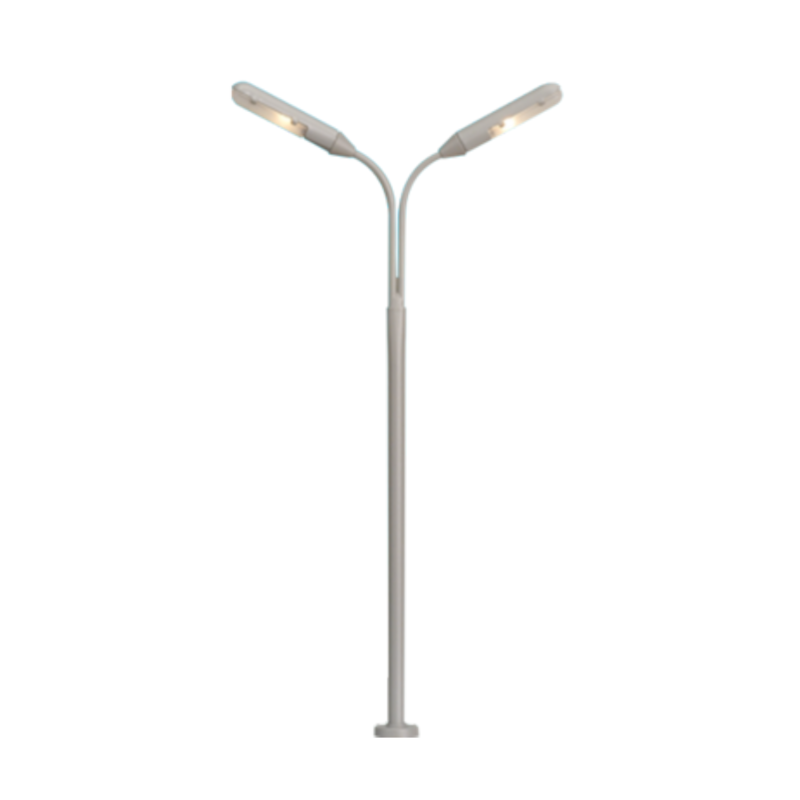 Lot De 5 Lampadaires LED à Mât En Treillis Pour Modélisme Ferroviaire HO – Tension 3 V, Résistances Incluses
