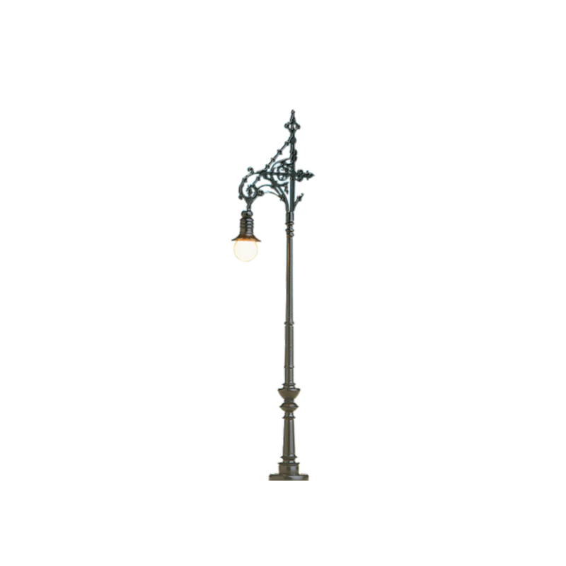 Lampadaire doubles boules suspendues - BRAWA 84064 - HO 1/87