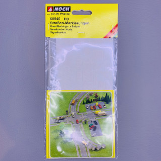 Feuille de marquage routier - NOCH 60540 - HO 1/87