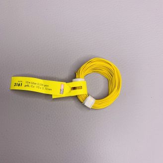 Câble 0,08 mm², Jaune, 10 m - BRAWA 3161