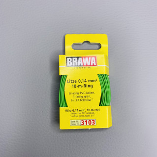 Câble 0,14 mm², Vert, 10 m - BRAWA 3103