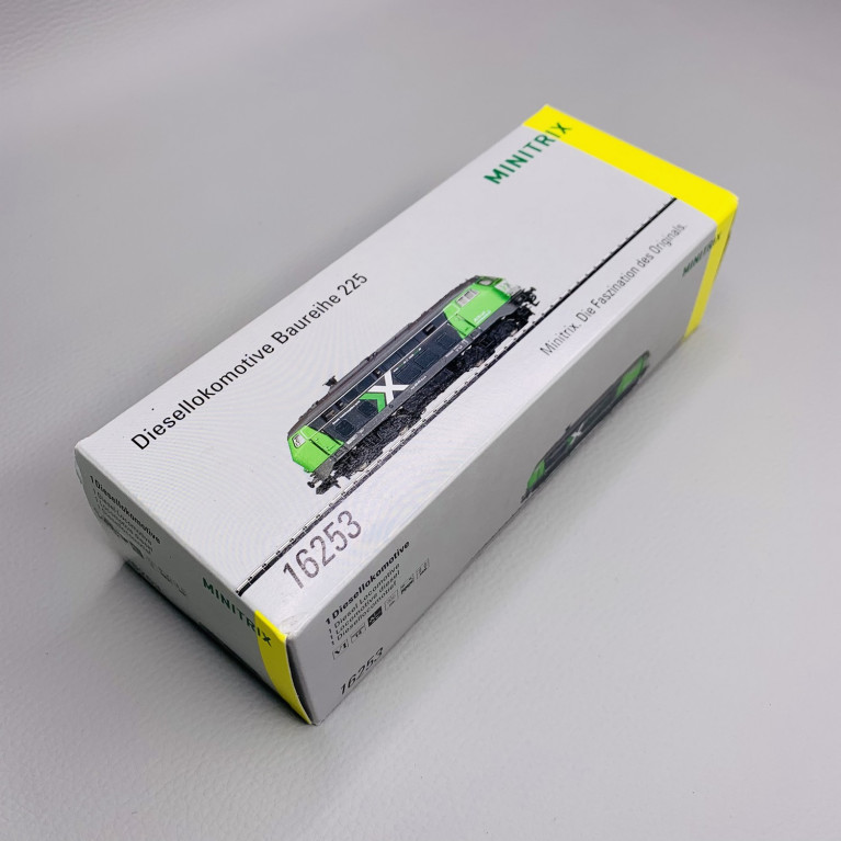 Locomotive diesel BR 225 de l'AIXrail, GmbH, Ep VI - MINITRIX 16253 - N 1/160