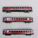 Coffret de 3 voitures "Les voitures rouges de Bamberg" partie 1, DB, Ep III - MINITRIX 15405 - N 1/160