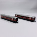 Coffret de 2 voitures "Les voitures rouges de Bamberg" partie 2, DB, Ep III - MINITRIX 15406 - N 1/160