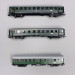 Coffret voitures voyageurs vallée du Danube, DB, Ep III - MINITRIX 18209 - N 1/160
