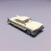 Plymouth Fury 1957 Blanc / Or - BREKINA 19677 - 1/87