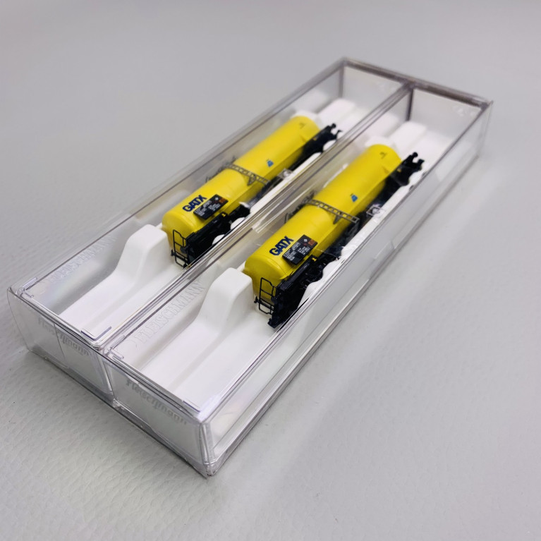 2 wagons citernes type Zans, GATX, Ep VI - FLEISCHMANN 825816 - N 1/160