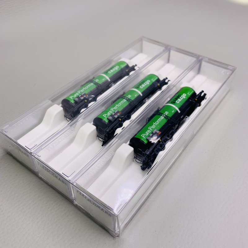 3 wagons citernes type Zacns "Pure Performance", Green Cargo SJ, Ep VI - FLEISCHMANN 825817 - N 1/160