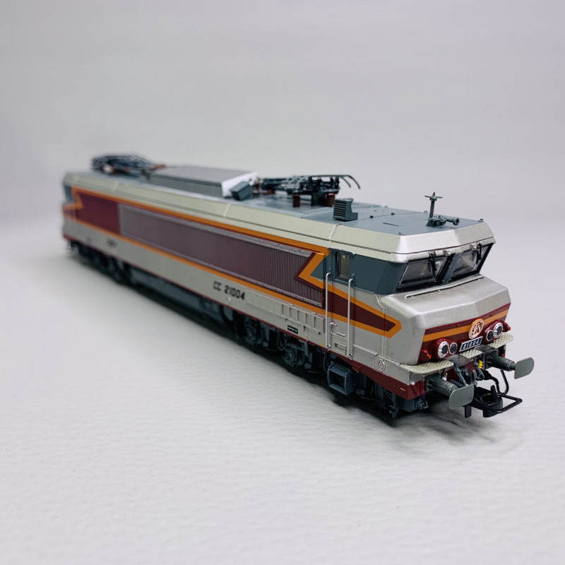 Locomotive électrique CC 21004, livrée argent SNCF Ep IV digital son - JOUEF HJ2422S - HO 1/87