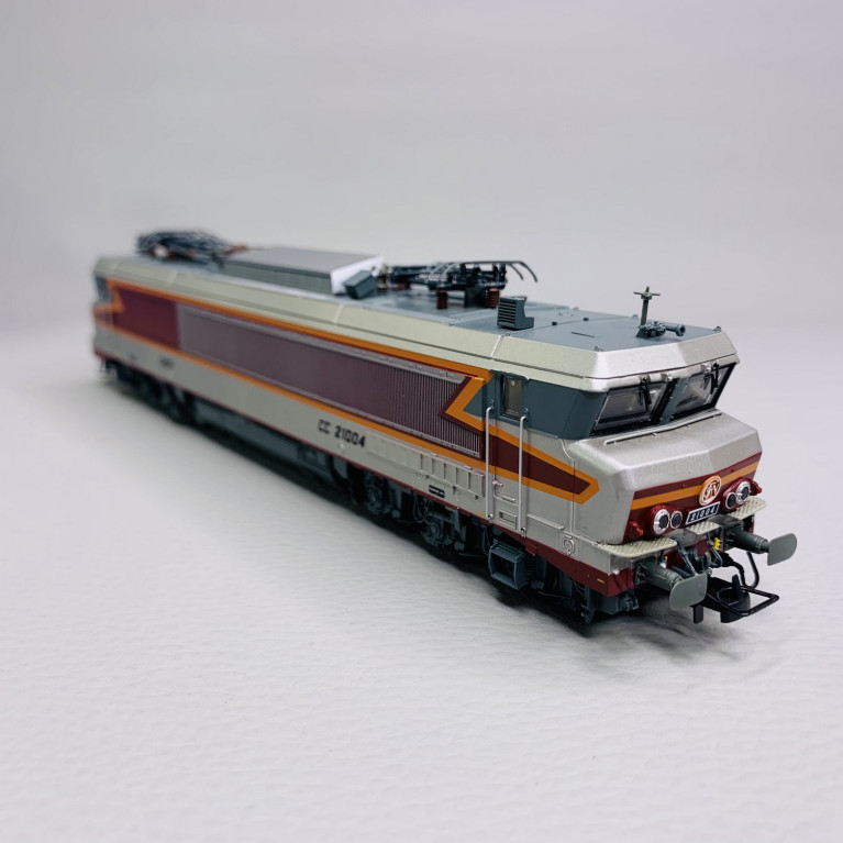 Locomotive électrique CC 21004, livrée argent SNCF Ep IV digital son - JOUEF HJ2422S - HO 1/87