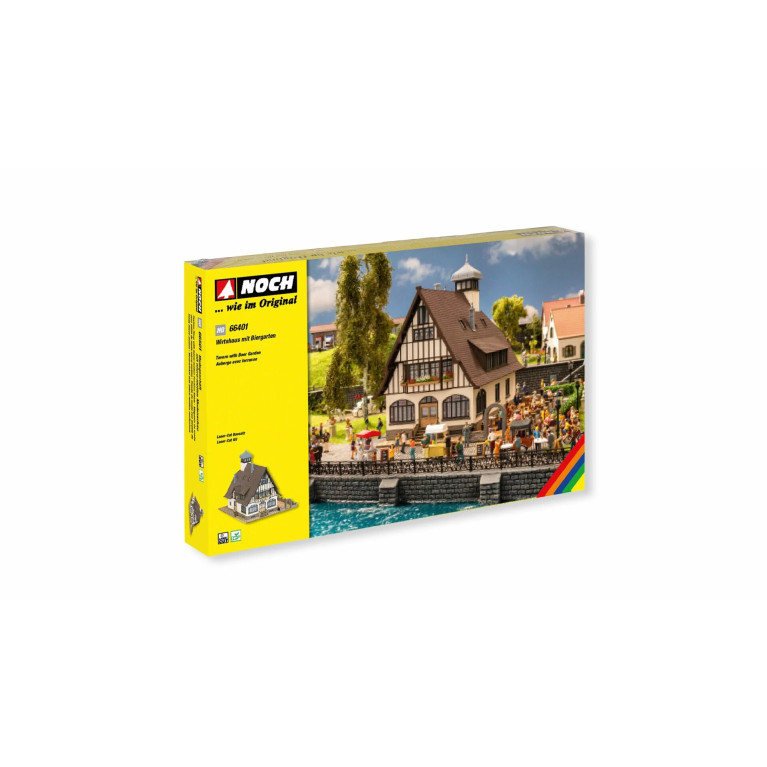 Auberge avec terrasse - NOCH 66401 - HO 1/87