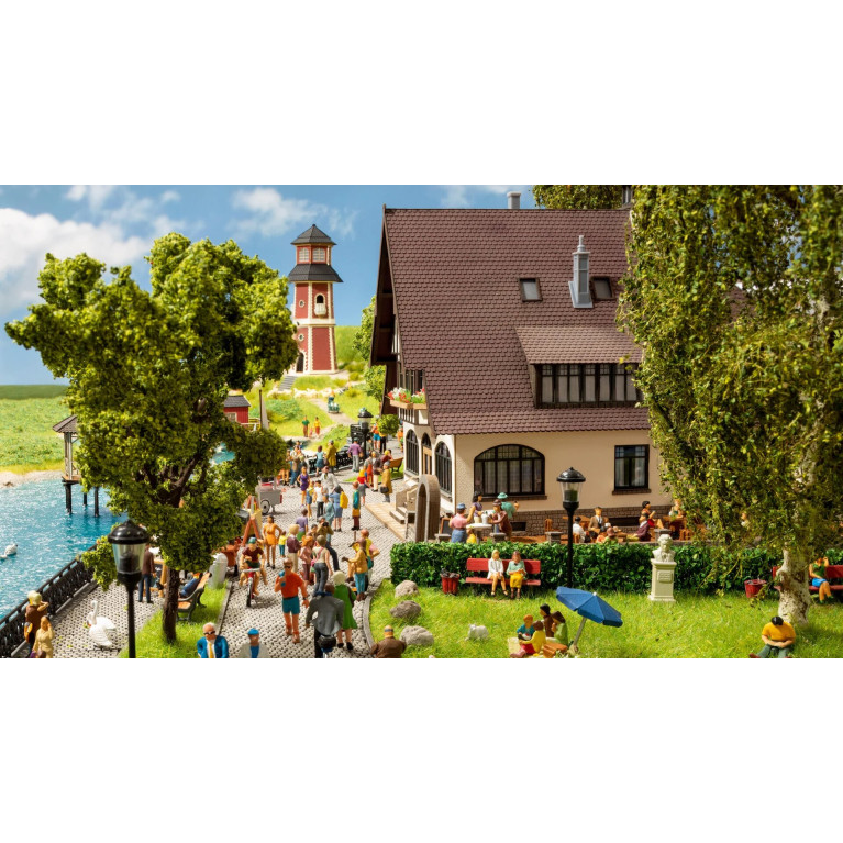 Auberge avec terrasse - NOCH 66401 - HO 1/87