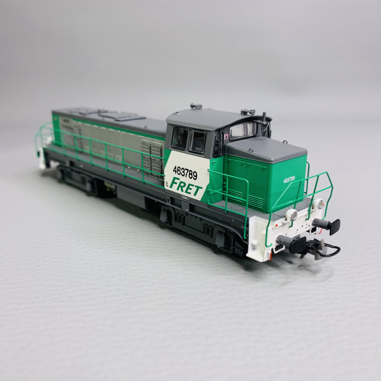 Locomotive diesel BB 63789 dépôt Lyon-Vaise, SNCF, Digital Son, Ep. V - R37 41107DS - HO 1/87