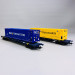 Wagon porte conteneurs Sgnss "P&O Ferrymaster", Mercitalia Intermodal, Ep VI - RIVAROSSI HR6614 - HO 1/87