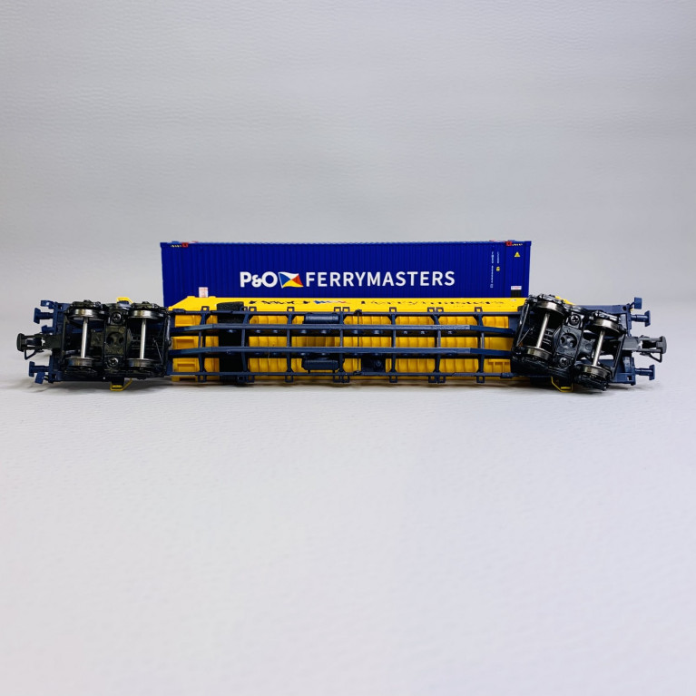 Wagon porte conteneurs Sgnss "P&O Ferrymaster", Mercitalia Intermodal, Ep VI - RIVAROSSI HR6614 - HO 1/87