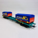 Wagon porte conteneurs Sgnss "Dani Trasporti", FS CEMAT, Ep V - VI - RIVAROSSI HR6616 - HO 1/87