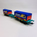 Wagon porte conteneurs Sgnss "Dani Trasporti", FS CEMAT, Ep V - VI - RIVAROSSI HR6616 - HO 1/87