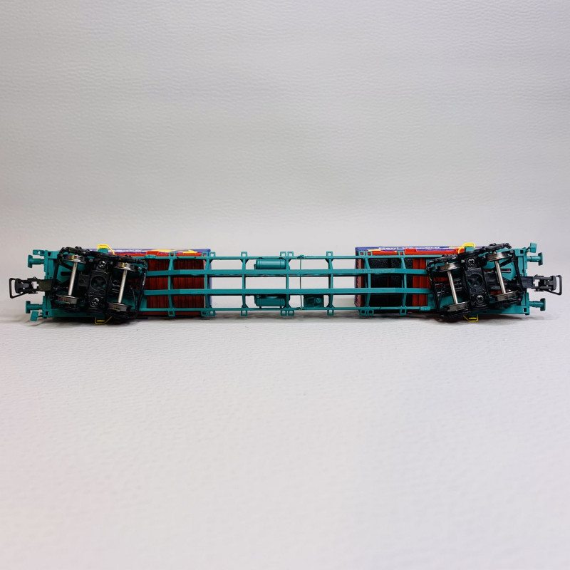 Wagon porte conteneurs Sgnss "Dani Trasporti", FS CEMAT, Ep V - VI - RIVAROSSI HR6616 - HO 1/87