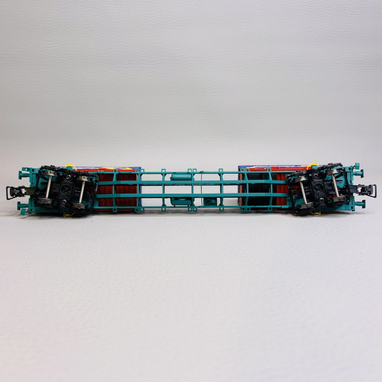Wagon porte conteneurs Sgnss "Dani Trasporti", FS CEMAT, Ep V - VI - RIVAROSSI HR6616 - HO 1/87