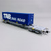 Wagon porte conteneurs Sgnss "Tab Rail Road", Sncf, Ep V - JOUEF HJ6262 - HO 1/87