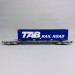 Wagon porte conteneurs Sgnss "Tab Rail Road", Sncf, Ep V - JOUEF HJ6262 - HO 1/87