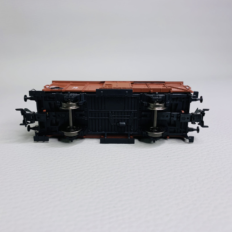 WAGON DE FRET MÄRKLIN 2 ESSIEUX - ÉCHELLE 0 - ANNÉES 1930 - RUNAWAY