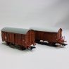 Coffret de wagons marchandises type Gr, NSB, EP III - MARKLIN 46067 - HO 1/87