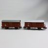 Coffret de wagons marchandises type Gr, NSB, EP III - MARKLIN 46067 - HO 1/87