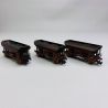 Coffret de wagons marchandises "Side Dump Car", DB, ep. IV - MINITRIX 15466 - N 1/160